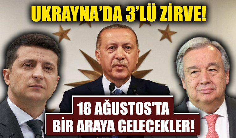 Ukrayna Lviv'de üçlü Zirve! Başkan Erdoğan 18 Ağustos'ta Ukrayna'ya gidiyor...