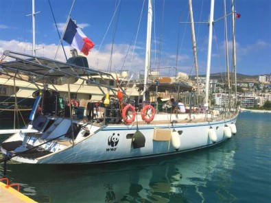 Blue Panda Teknesi Italya'dan Sonra Kusadasi'nda