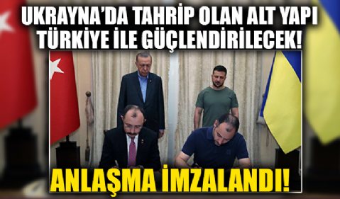 Anlaşma imzalandı! Ukrayna savaşta tahrip olan altyapısını Türkiye ile yeniden inşa edecek!