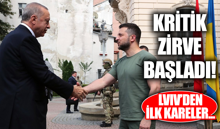 Başkan Erdoğan Zelensky ile buluştu!