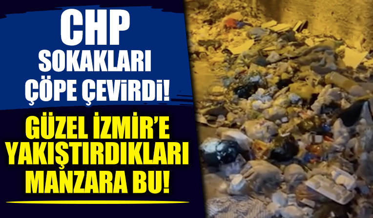 CHP'li Konak Belediyesi, çöpleri mahalleye doldurdu