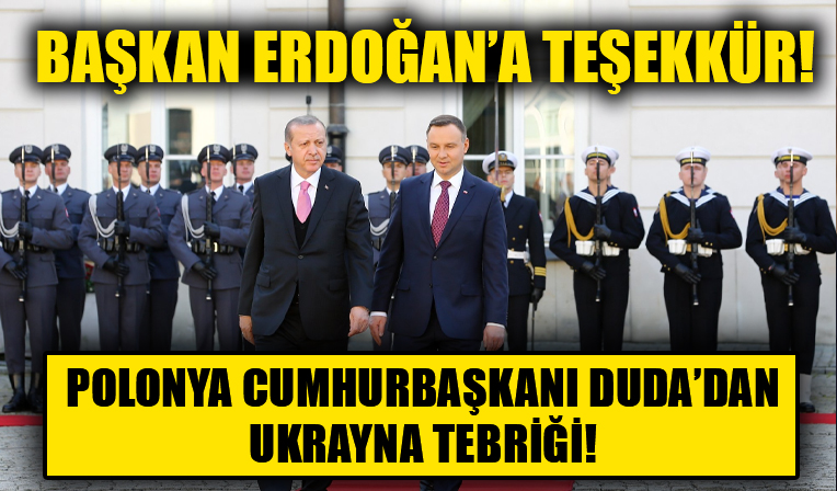 Cumhurbaşkanı Erdoğan Polonyalı mevkidaşı ile telefonda görüştü