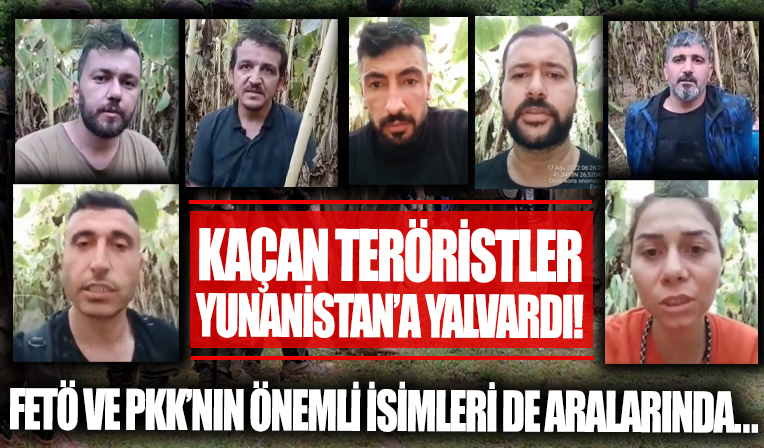 Kaçan teröristler sığınma için Yunanistan’a yalvardı! Aralarında FETÖ ve PKK'nın önemli isimleri de var