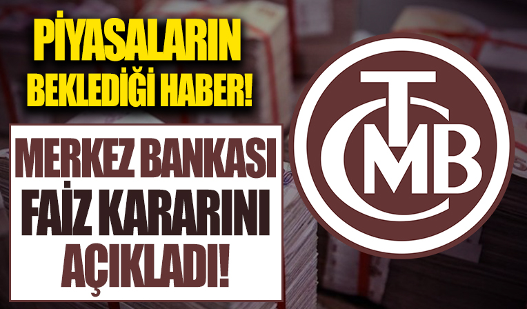 Merkez Bankası faiz kararını açıkladı!