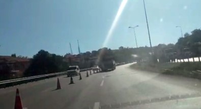 Ankara'da Kamyon Sürücüsü Adeta Trafik Terörü Estirdi