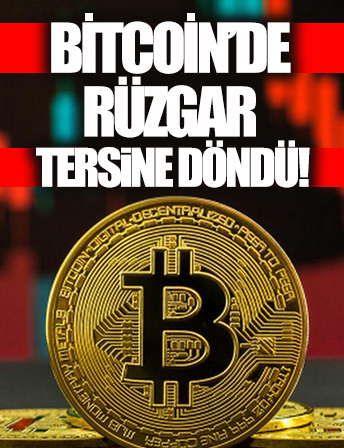 Bitcoin sert düştü