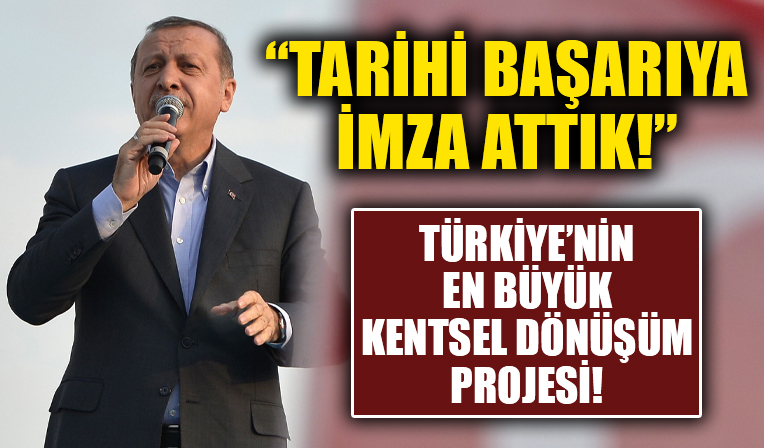 Cumhurbaşkanı Erdoğan, 60 Bin Konutluk Büyük İstanbul Dönüşümü Esenler İlk Etap Teslim Töreninde konuştu! İstanbul'da 300 bin konutu dönüştürerek tarihi başarıya imza attık