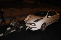 Adana'da Otomobil Motosiklete Çarpti Açiklamasi 1 Ölü 2 Yarali