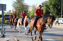 Atli Polisler Gaziantep'te Devriye Atti