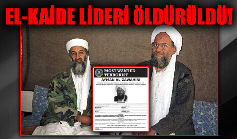 ABD'den El-Kaide lideri Eymen Zavahiri'ye operasyon iddiası...
