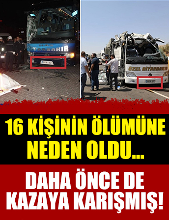 16 kişinin ölümüne neden olan otobüs vukuatlı çıktı: 5 sene önce de kazaya karışmış