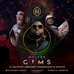 Dünya Yildizi Rapçi Maitre Gims Bodrum'a Geliyor