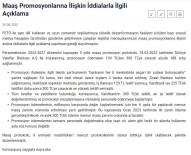 EGM'den Maas Promosyonlarina Iliskin Iddialarla Ilgili Açiklama