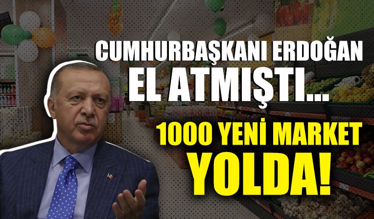 Tarım Kredi Kooperatif marketleri için yeni adım! Başkan Erdoğan talimatı verdi! 1000 market daha geliyor...