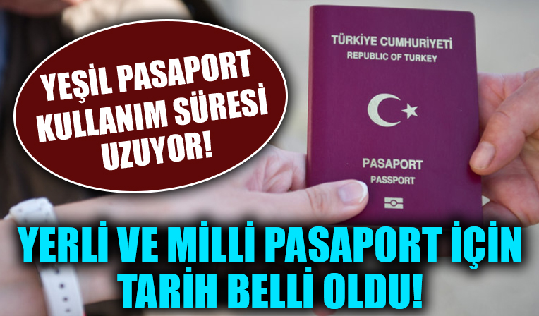 Yerli ve milli pasaport 25 Ağustos'ta üretime başlıyor!