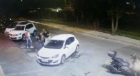 Kadıköy’de motokurye alkollü 3 şahsa Mike Tyson yumruğu attı