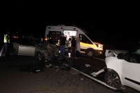 Oltu'da Iki Araç Kafa Kafaya Çarpisti Açiklamasi 4 Yarali