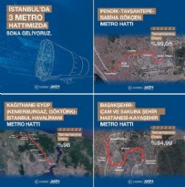 Ulaştırma ve Altyapı Bakanlığı İstanbul'a müjdeyi verdi: 3 hat bitme aşamasında