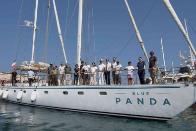 WWF'nin Blue Panda Yelkenlisi Kusadasi Ziyaretini Sürdürüyor