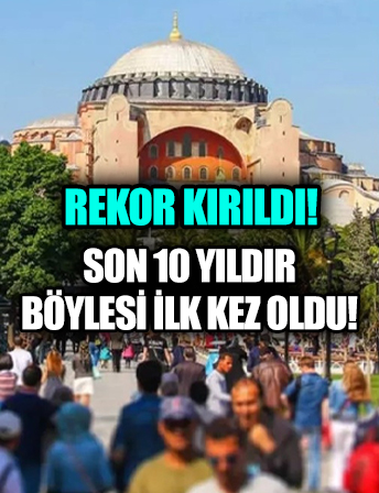 İstanbul temmuzda son 10 yılın turist rekorunu kırdı!