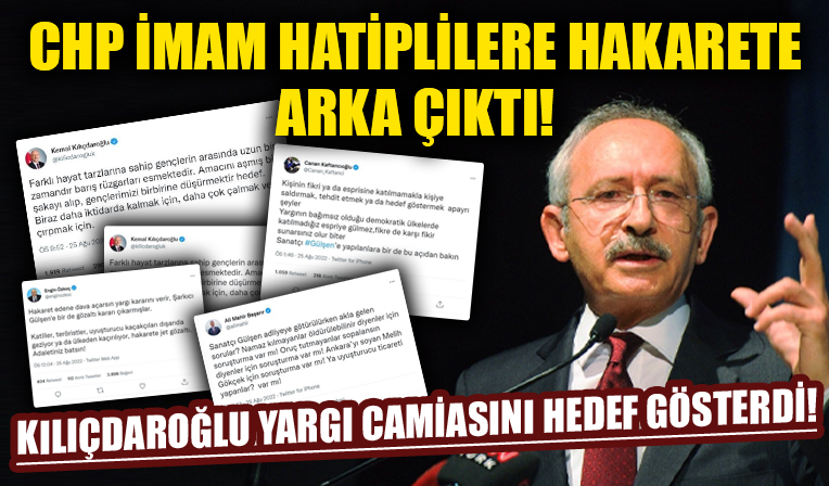 CHP, İmam Hatiplilere hakarete arka çıktı!