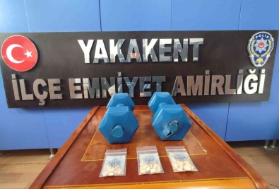 Dambilin Içinde Uyusturucu Hap Ele Geçirdi