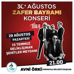 Pamukkale Belediyesinden Zafer Bayrami Konseri