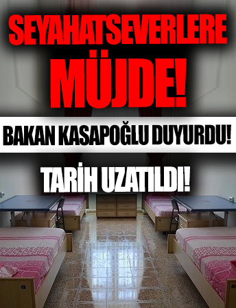 Bakan Kasapoğlu'ndan gençlere yurt müjdesi: 5 Eylül'e kadar uzatıldı