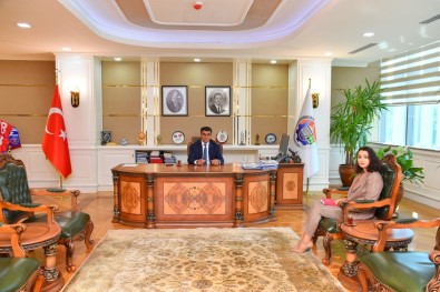 Yenice Kaymakami Yandimata'dan Vali Gürel'e Ziyaret