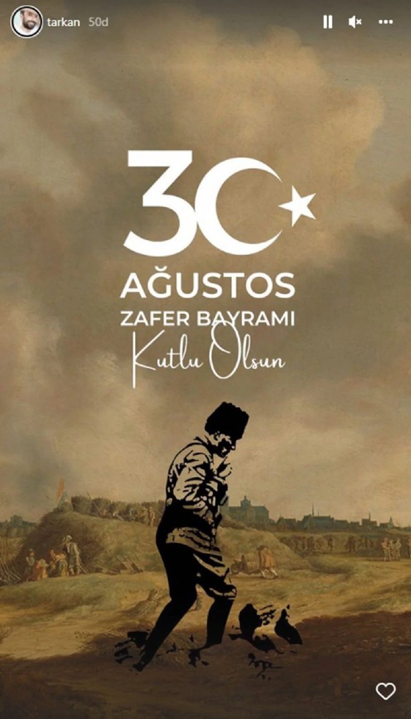Ünlülerden 30 Ağustos Zafer Bayramı mesajları