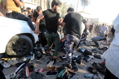 Bagdat'taki Çatismalarda Yesil Bölgeye 4 Adet Katyusa Roketi Düstü