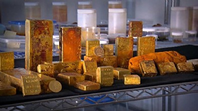 Külçe altın dolu hazine bulundu: Tonlarca altınla batmıştı hepsi tek tek çıkarıldı