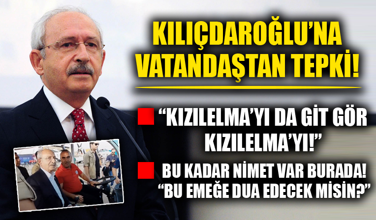 TEKNOFEST'e uğrayan CHP Genel Başkanı Kılıçdaroğlu'na vatandaştan tepki!