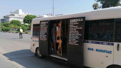 Manavgat'ta Trafik Ekiplerinden Fazla Yolcuya Taviz Yok
