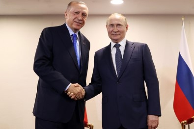 Cumhurbaskani Erdogan Ile Rusya Devlet Baskani Putin'in Görüsmesi Sona Erdi