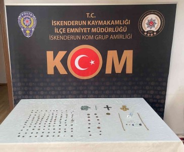 Iskenderun'da 145 Adet Tarihi Eser Ele Geçirildi