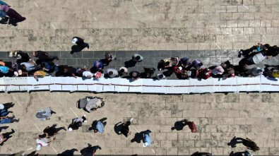 Sivas'ta 58 Metre Uzunlugundaki Sucuk Ancak Havadan Görüntülenebildi