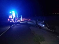 Tekirdag'da Direksiyon Hakimiyetini Kaybeden Alkollü Sürücü Takla Atti