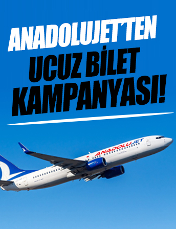 AnadoluJet'ten ucuz bilet kampanyası