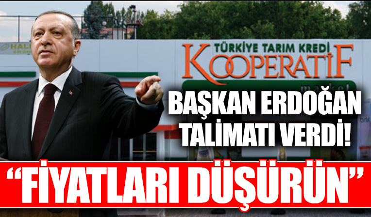 Başkan Erdoğan'dan 'Fiyatları düşürün' talimatı!