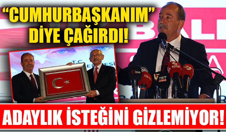 CHP'li başkan Kılıçdaroğlu'nu kürsüye 'Cumhurbaşkanım' diyerek çağırdı!