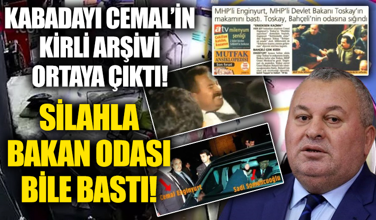 DP'li Cemal Enginyurt'un ilk vukuatı değil! Arşiv görüntüleri ortaya çıktı: Silahla bakan odası bile bastı!