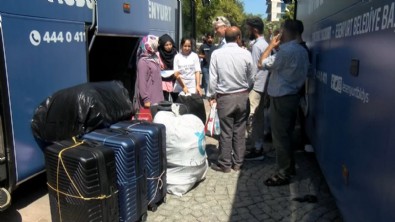 Esenyurt'tan 54 Suriyeli, gönüllü dönüş için yola çıktı!