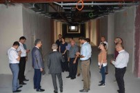 Saglik Müdürü Tekin, Yapimi Devam Eden Hastanede Incelemelerde Bulundu