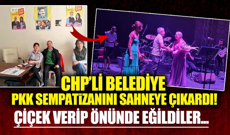CHP milletle alay ediyor! PKK sempatizanını sahneye çıkardılar