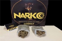Midyat'ta 1.5 kilogram esrar ele geçirildi