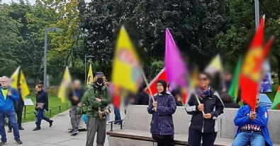 İsveç'te terör örgütü YPG/PKK yandaşları gösteri yaptı
