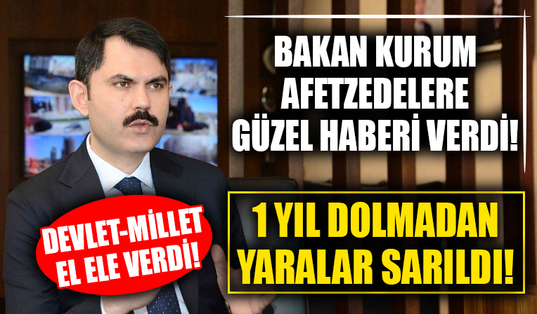 Bakan Kurum Sel felaketi yaşayan Kastamonululara seslendi: 2 fabrika 92 iş yerimizi tamamladık