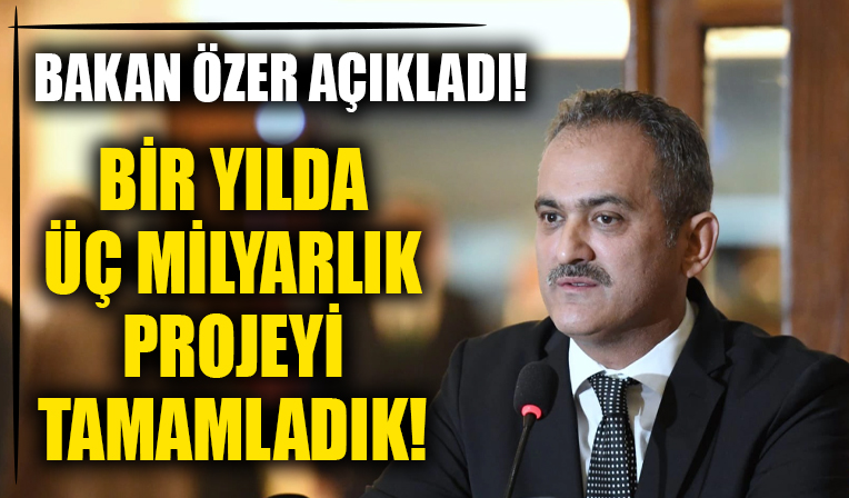 Bakan Özer 'sessiz devrim' diyerek açıkladı! 'Tüm okullara bütçe gönderdik'