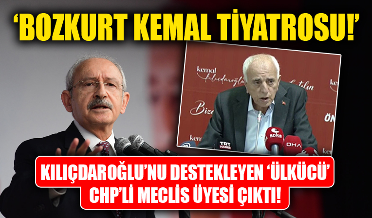 CHP'nin 'Bozkurt Kemal' tiyatrosu... Kılıçdaroğlu'nu destekleyen 'ülkücü' CHP'li meclis üyesi çıktı